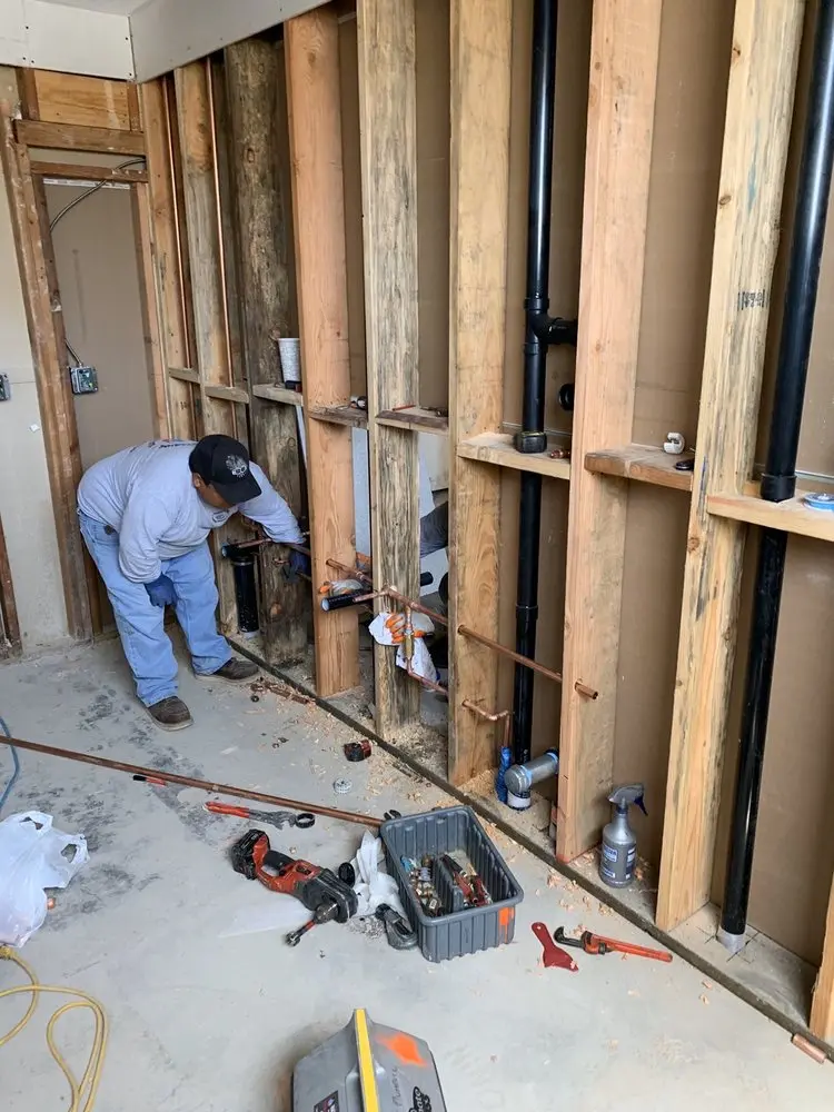 Commercial rough-in plumbing for Gas Line Repair in The Waterfront